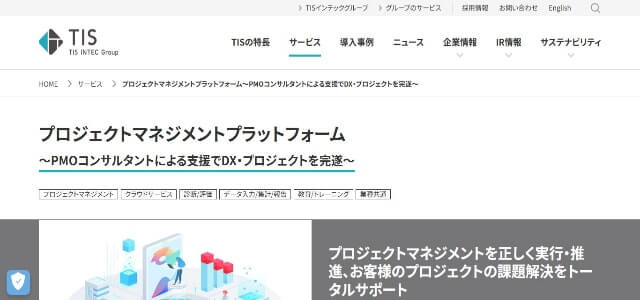 PM代行のTIS株式会社公式サイト画像