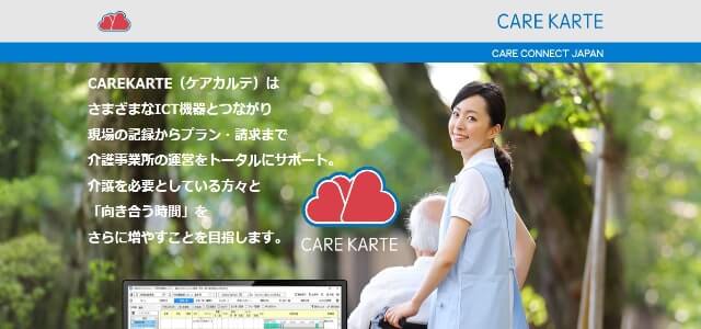 個別支援計画ソフトケアカルテの公式サイト画像）